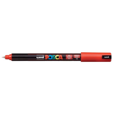 UNI Dekormarker, 0,7 mm, UNI "Posca PC-1MR", piros filctoll, marker