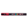 UNI Dekormarker, 0,9-1,3 mm, UNI "Posca PC-3M", sötétpiros