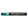 UNI Dekormarker, 1,8-2,5 mm, UNI "Posca PC-5M", tengerzöld