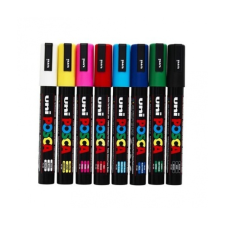 UNI Dekormarker, 1,8-2,5 mm, UNI "Posca", arany filctoll, marker