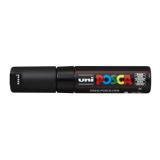 UNI Dekormarker 8mm, Uni Posca PC-8K fekete filctoll, marker