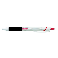 UNI Golyóstoll, 0,35 mm, nyomógombos, fehér tolltest, UNI &quot;SXN-155 Jetstream&quot;, piros toll