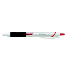 UNI Golyóstoll, 0,35 mm, nyomógombos, fehér tolltest, UNI SXN-155 Jetstream, piros (TU155P) toll