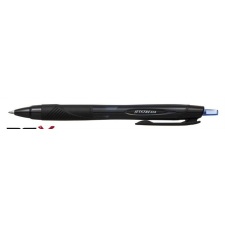 UNI Golyóstoll, 0,35 mm, nyomógombos, fekete tolltest, UNI &quot;SXN-157S Jetstream Sport&quot;, kék toll