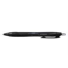 UNI Golyóstoll, 0,3 mm, nyomógombos, fekete tolltest, UNI "SXN-157S Jetstream Sport", fekete toll