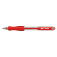 UNI Golyóstoll, 0,3 mm, nyomógombos, UNI "SN-100 Laknock", piros toll