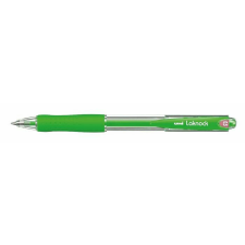 UNI Golyóstoll, 0,3 mm, nyomógombos, UNI "SN-100 Laknock", zöld tea