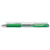 UNI Golyóstoll, 0,3 mm, nyomógombos, UNI "SN-100 Laknock", zöld