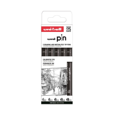 UNI pin classic 5 darabos rajzmarker készlet 2upin5pasp009 filctoll, marker