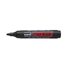 UNI PM-122 Prockey gömb hegyű fekete flipchart marker filctoll, marker