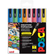 UNI Posca 3M 8 pcs glitter (5012788006643) filctoll, marker
