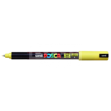 UNI Posca PC-1MR SÁRGA színű tűhegyű dekormarker-filctoll 0.7 mm - 41960U filctoll, marker