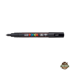 UNI POSCA PC-3M fekete marker filctoll, marker