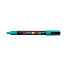 UNI POSCA PC-3M smaragd zöld marker filctoll, marker