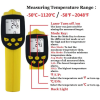 UNI-T Holdpeak 1120 Infravörös érintésmentes hőmérő,test és tárgyak mérésére,anyaghőmérő Infravörös hőmérsékletmérő, -50°C/+1120°C, kijelzés C°-ban és F°-ban.