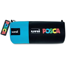 UNI Tolltartó, henger alakú, UNI "Posca", kék tolltartó