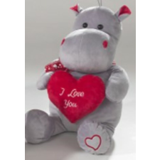 Uni-Toys Plüss Viziló szívvel 32 cm horgászkiegészítő