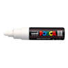 UNIBALL Dekormarker Uni Posca PC-7M 4.5-5.5 mm, kúpos, fehér (white 1)
