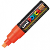 UNIBALL Dekormarker UNI POSCA PC-8K 5-8 mm, vágott, fluor narancs (f.orange F4)