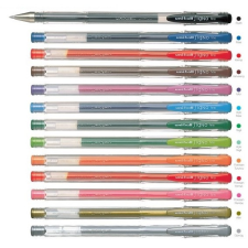 UNIBALL Zselés Toll Uni UM-100 Signo kupakos (0,5 mm) piros toll