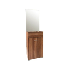 Unic Spot Demi előszoba szekrény tükörrel sötét tölgy bútor
