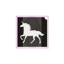  Unicornis, egyszarvú (csss0217) csillámtetoválás