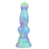unicorny Wafus Dildo – 16 cm-es prémium, zöld-lila színű intim eszköz