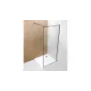 Unicspot Zuhanyfal fekete szegélyű 90x190 A-20P-3