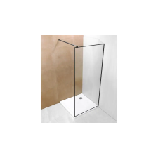 Unicspot Zuhanyfal fekete szegélyű 90x190 A-20P-3 kád, zuhanykabin