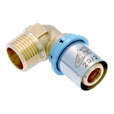 UNIDELTA 4008 press könyök, 20x2mm-1/2"K hűtés, fűtés szerelvény