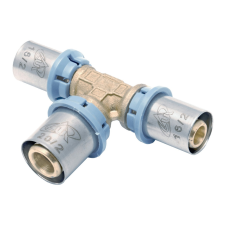  UNIDELTA 4029 press szűkített T-idom, 20x2-26x2-20x2mm hűtés, fűtés szerelvény