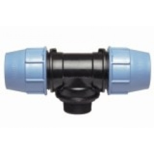 Unidelta KPE T idom külső menettel 32x1x32 öntözéstechnikai alkatrész