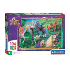 Unikornis Akadémia Meadow 104 db-os puzzle Clementoni puzzle, kirakós
