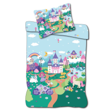 UNIKORNIS Fairyland gyerek, ovis ágyneműhuzat 100×135cm, 40×60cm babaágynemű, babapléd
