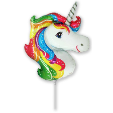 Unikornis Head fólia lufi 36 cm (WP) party kellék