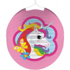  Unikornis Pink Lampion 25 cm party kellék