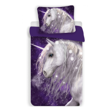 UNIKORNIS Purple gyerek ágyneműhuzat 100×135 cm, 40×60 cm lakástextília