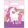 UNIKORNIS Rainbow Colors ajándéktasak, ajándékzacskó 6 db-os