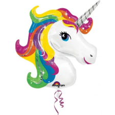  Unikornis Rainbow fólia lufi 83 cm (WP) party kellék
