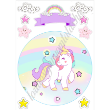  Unikornis tortaostya, A4 alapvető élelmiszer