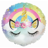 UNIKORNIS Unikornis Pastel fólia lufi 36 cm