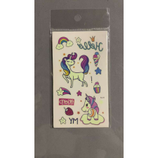  Unikornisos Ideiglenes Tetoválás Szett – 10 darabos csillámtetoválás