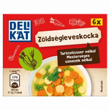 Unilever Magyarország Kft. Delikát zöldségleveskocka 6 x 10 g (60 g) alapvető élelmiszer