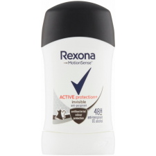 Unilever Rexona Stick Women 40ml Aktív védelem Invisible Black&amp;White dezodor