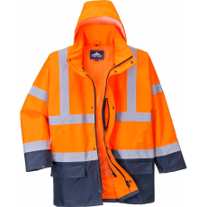 Unimet Portwest Essential 5 az 1-ben Munkavédelmi Kabát - 2XL, Sárga/Tengerészkék (KUR S766YXXL)