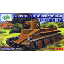  Unimodels Christie T-3 M.1931/M.1940 1:72 (UMT403) makett