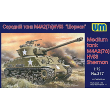  Unimodels Medium tank M4A2(76)W HVSS 1:72 (UM377) makett