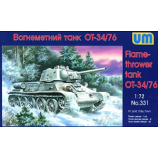 Unimodels OT-34/76 Flamethrower Tank 1:72 (UM331) makett