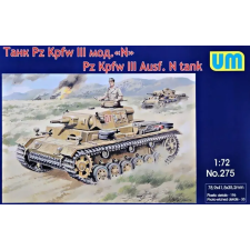  Unimodels Pz.Kpfw III Ausf.N German Tank 1:72 (UM275) makett