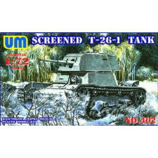  Unimodels Screened T-26-1 tank 1:72 (UMT402) makett